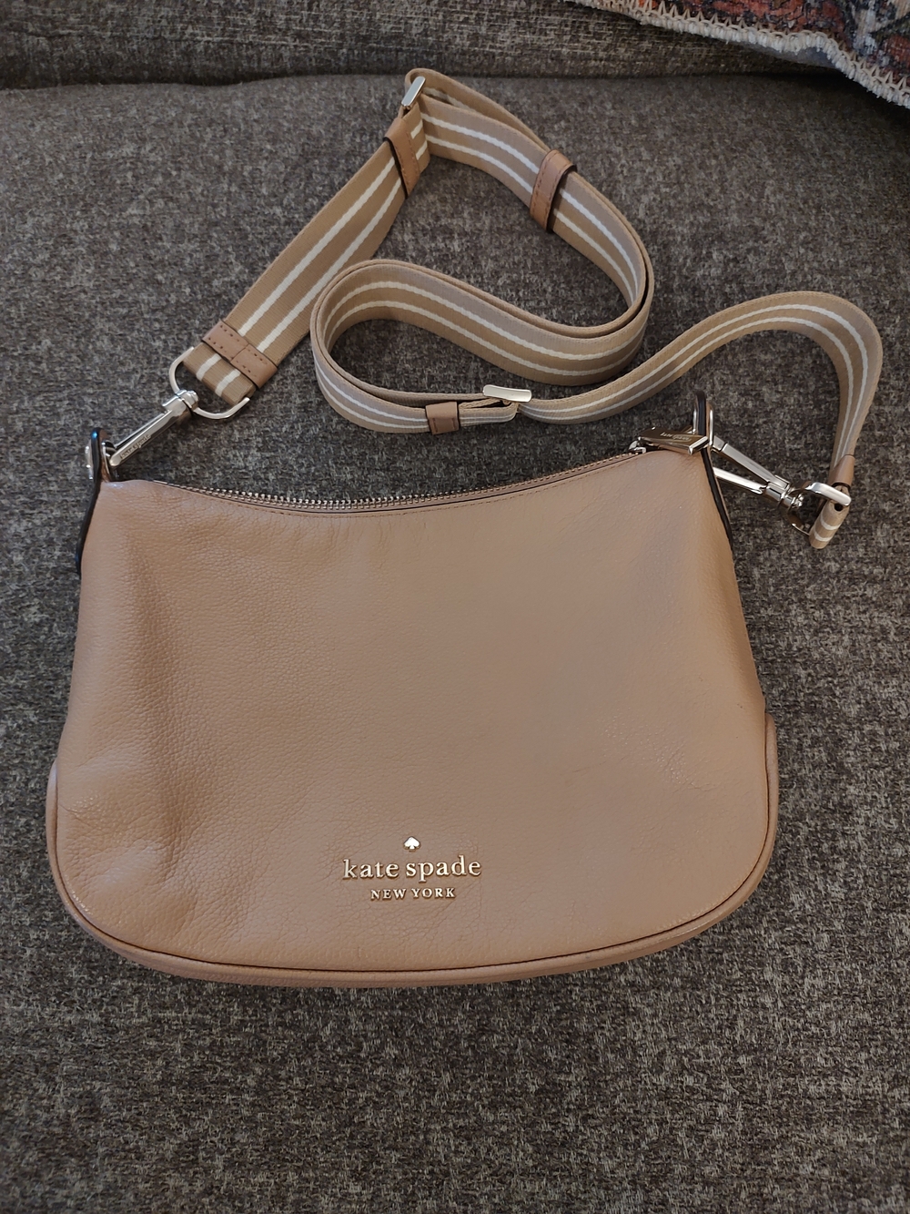 kate spade Tan Leather Crossbody Bag